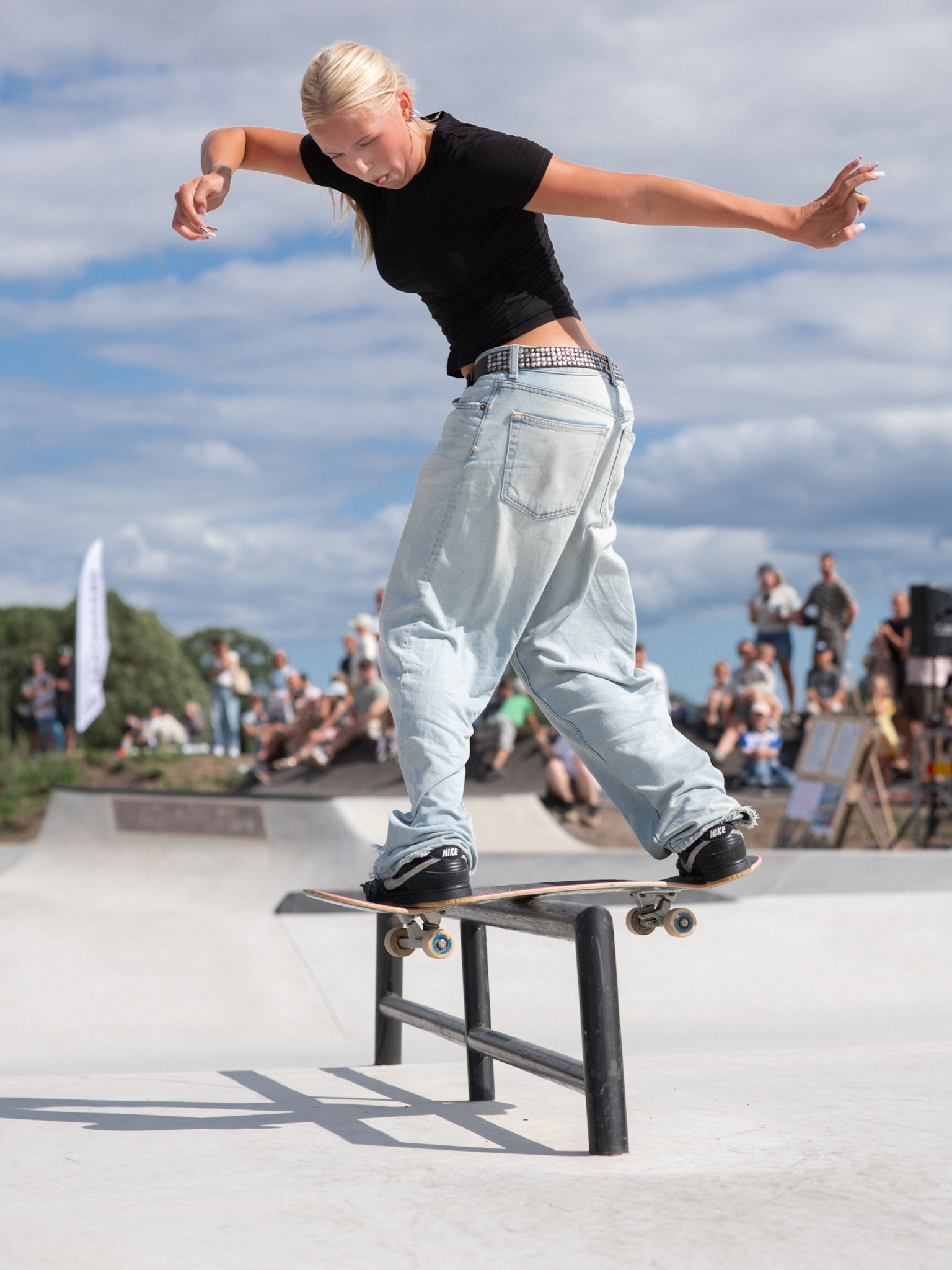 Vilja Lundmark på Skateboardcupen 2026